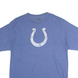 NFL Mens Blue NFL Logo T-Shirt XL Short Sleeve Crew Neck Cotton Casual