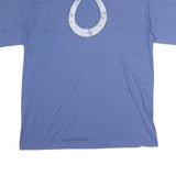 NFL Mens Blue NFL Logo T-Shirt XL Short Sleeve Crew Neck Cotton Casual