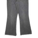CALVIN KLEIN JEANS Womens Grey Regular Flared Denim Raw W32 L30 Stylish Detail