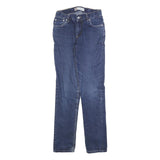 LEVI'S 512 Tapered Girls Jeans Blue Slim Denim W25 L30 Stylish Cotton Blend Zip