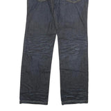 ICEMAN Womens Jeans Blue Regular Straight Denim W36 L34 Embroidered Back Pockets