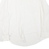 TIP TOP Mens White Shirt L Cotton Blend Button Collar Classic Style
