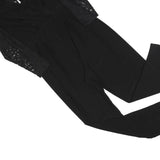 MONSOON Womens Black Lace Sleeve Playsuit UK 18 Polyester Blend Stylish