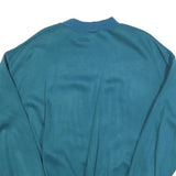 Womens Blue Sweatshirt Run In The Nature Green Maraton Crew Neck M Retro Graphic