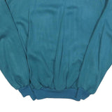 Womens Blue Sweatshirt Run In The Nature Green Maraton Crew Neck M Retro Graphic
