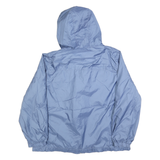 CALVIN KLEIN Womens Blue Zip Hooded Jacket 2XL Polyester Blend Outdoor Casual