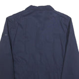 MCGREGOR Mens Navy Blue Cotton Blend Jacket L Zip Chest Pockets Casual Outerwear