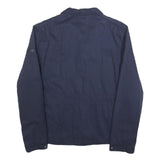 MCGREGOR Mens Navy Blue Cotton Blend Jacket L Zip Chest Pockets Casual Outerwear