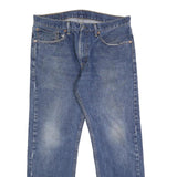 LEVI'S 505 Mens Jeans Blue Regular Straight Denim Medium W34 L30 Classic Fit