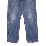 LEVI'S 505 Mens Jeans Blue Regular Straight Denim Medium W34 L30 Classic Fit