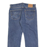 LEVI'S 505 Mens Jeans Blue Regular Straight Denim Medium W34 L30 Classic Fit