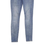 GAP Womens Jeans Blue Slim Skinny Denim Light W25 L34 Stretch Cotton Blend