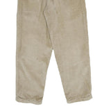 BILL BLASS Mens Cotton Beige Classic Straight Trousers W32 L30 Casual Zip