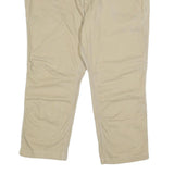 CARHARTT Mens Cotton Blend Beige Regular Straight Fit Trousers W42 L25