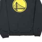 NIKE Mens Black & Yellow Warriors Zip Jacket XL Polyester Blend Plain Sportswear