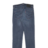 LEVI'S Mens Slim Dark Blue Denim Jeans Cotton Blend W28 L31 Zip Pocket Casual