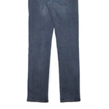 LEVI'S Mens Slim Dark Blue Denim Jeans Cotton Blend W28 L31 Zip Pocket Casual