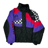 Racing Alaska Nascar Varsity Jacket - Large Multicoloured Nylon