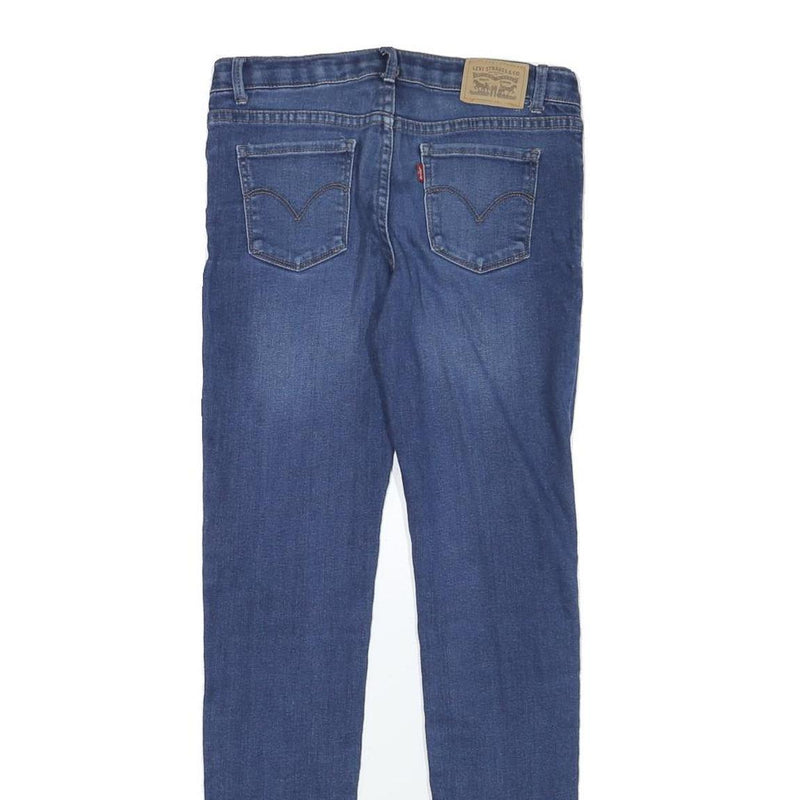 LEVI'S 710 Womens Jeans Blue Slim Skinny Denim Medium W27 L30 Stretch Cotton