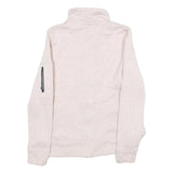 NAUTICA Womens Cream Zip Jacket S Cotton Plain Long Sleeve Casual Lightweight