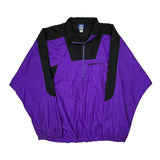 Umbro Oversized Windbreaker - Large Black Nylon