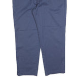 DICKIES Mens Cotton Blend Navy Regular Fit Straight Leg Trousers W44 L30
