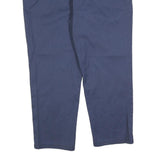 DICKIES Mens Cotton Blend Navy Regular Fit Straight Leg Trousers W44 L30