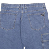DICKIES Mens Denim Blue Casual Shorts L W36 Cotton Blend Relaxed Fit Workwear