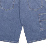 DICKIES Mens Denim Blue Casual Shorts L W36 Cotton Blend Relaxed Fit Workwear