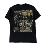 New Kids On The Block Jesse Mccartney Tour 2009 Hanes Band T-Shirt - Medium Black Cotton