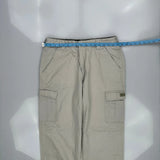Wrangler Cargo Trousers - 34W 34L Beige Cotton