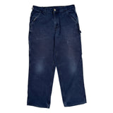 Carhartt Carpenter Pants - 32W 30L Blue Cotton