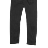 LEVI'S 501 Mens Slim Black Denim Jeans W30 L32 Classic Cotton Zip