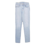 LEVI'S Womens Jeans Blue Slim Skinny Denim Light W25 L30 Classic Comfortable Zip