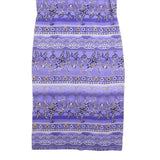 KORET Womens Purple Sleeveless Midi Dress Polyester Floral Pattern XL Elegant