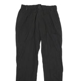CRIVIT Womens Black Regular Fit Trousers W28 L30 Drawstring Casual Leisure
