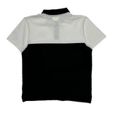Lacoste Polo Shirt - Medium Black & White Cotton