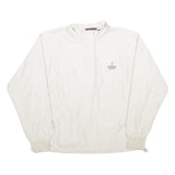 GLENMUIR Mens White Golfclub Sedrun Crew Neck M Lightweight Pullover Sweatshirt