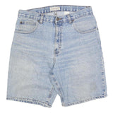 GREAT LAND Mens Denim Blue Casual Shorts M W32 Cotton Blend Classic Fit