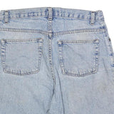 GREAT LAND Mens Denim Blue Casual Shorts M W32 Cotton Blend Classic Fit