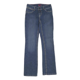 WRANGLER Womens Regular Fit Blue Denim Jeans W28 L32 Classic Zip Closure Stylish