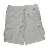 Tommy Hilfiger Cargo Shorts - 34W 11L White Cotton
