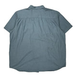 Carhartt Tall Short Sleeve Shirt - 3XL Blue Cotton