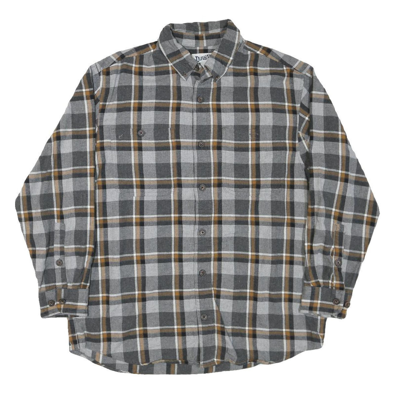 duluth dress shirts Men's Magnet Wrinklefighter Relaxed Fit Long Sleeve Shirt - Red XLG TAL