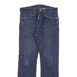 LEVI'S 501 Mens Jeans Blue Regular Straight Denim Medium W32 L32 Classic Button