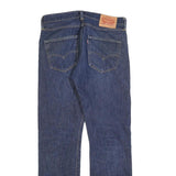 LEVI'S 501 Mens Jeans Blue Regular Straight Denim Medium W32 L32 Classic Button