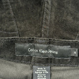 Calvin Klein Jeans Cord Trousers - 30″ Waist Black Corduroy