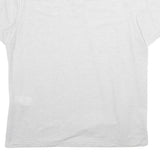 POLO RALPH LAUREN Mens White & Grey Striped Short Sleeve Polo Shirt XL Cotton