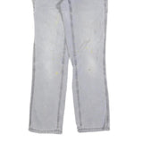 CARHARTT Womens Cotton Blend Slim Grey Workwear Trousers W28 L30 Utility Zip