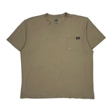 Dickies T-Shirt - XL Beige Cotton